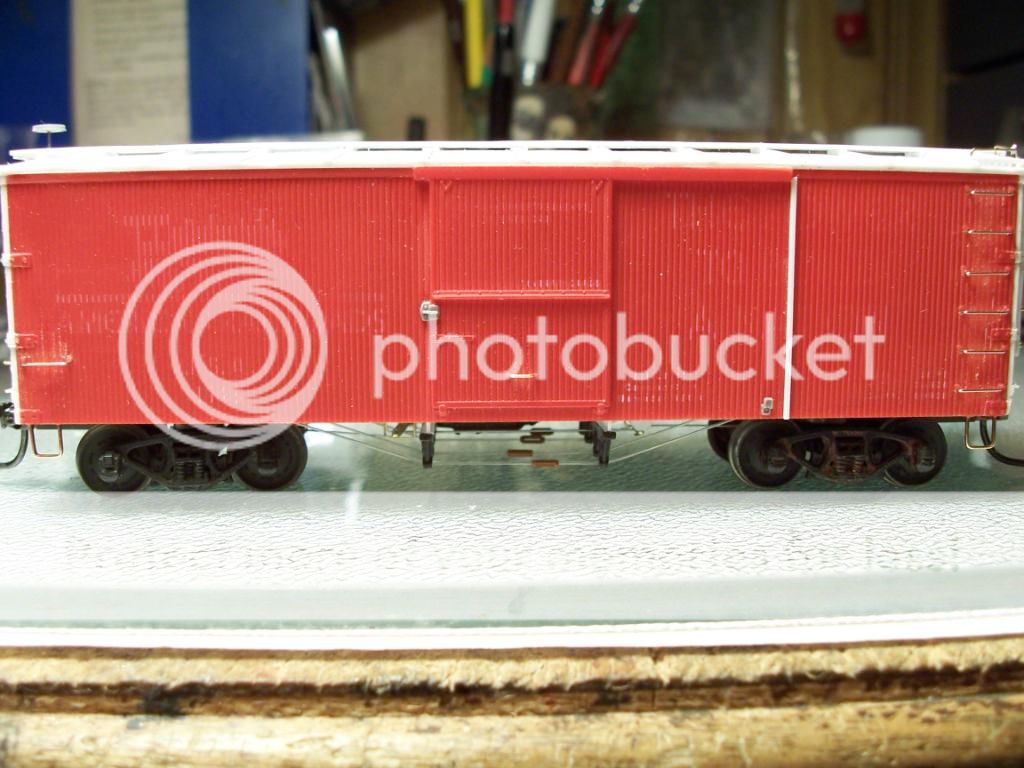 Stripping paint from an MDC Box Car Model Railroader Magazine Model